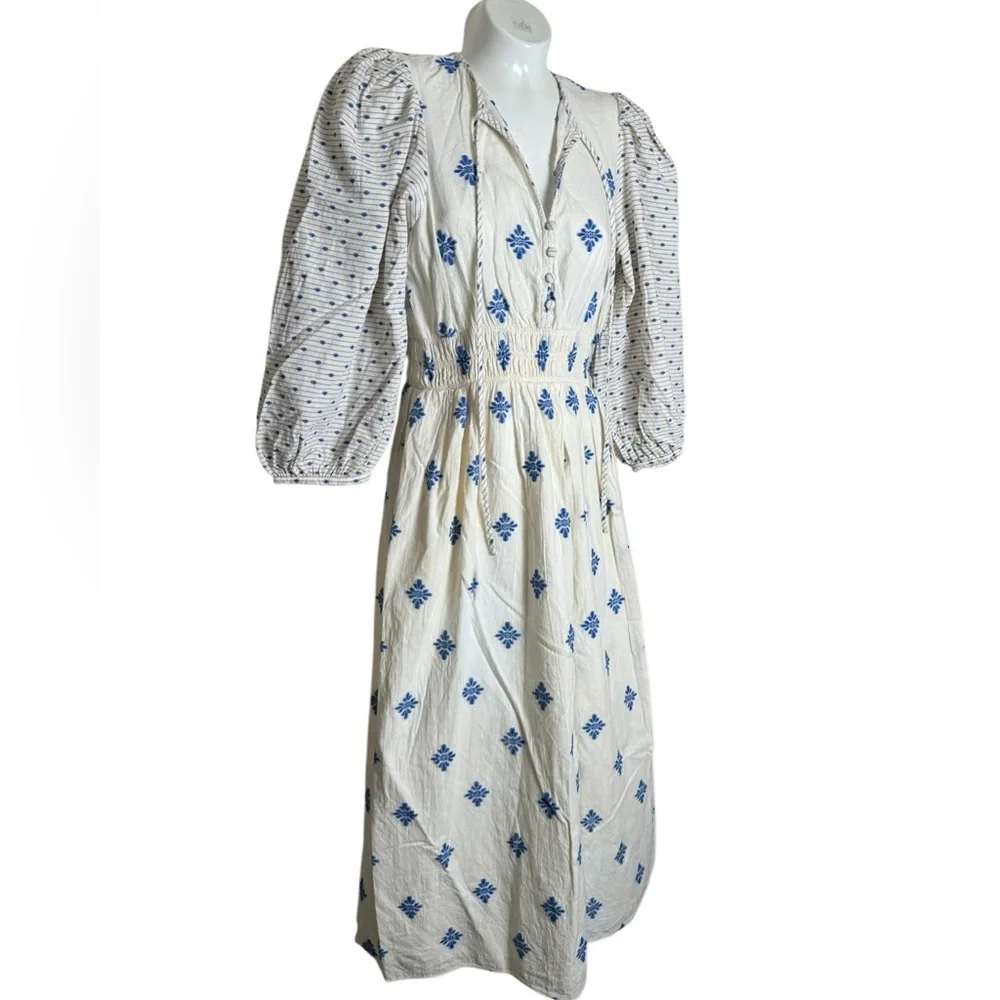 Hunter Bell Blue Medallion Clementine Dress - Picture 4 of 15